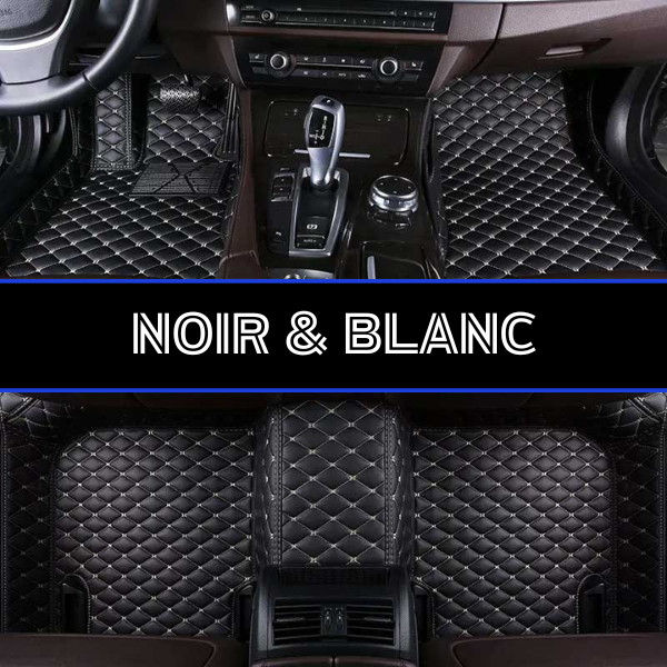 Tapis Auto universel tuning Effet Carbone Blanc 4 Pièces My Housse 19,90 €