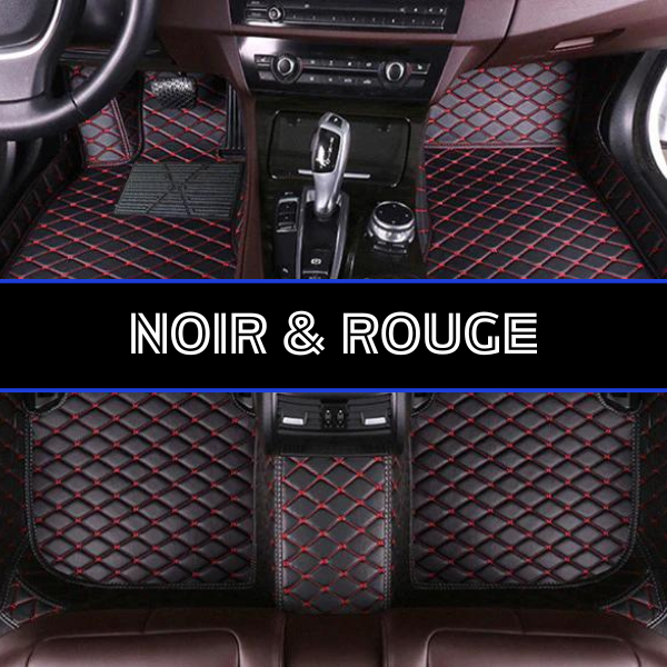 Voiture Cuir Tapis Sol Tapis De Sol Voiture Cuir Personnalisé Full Surround  5 Places pour Lexus LX570 pour RX RX270 RX350 RX330 RX450 Tapis de Sol  Voiture (Color : Tout Noir) 