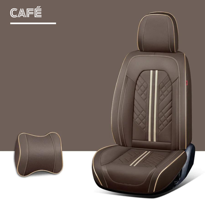 Housses de siège de voiture mixtes en cuir Alcantara, sur mesure, ensemble  complet, gris, personnalisé pour les modèles de voiture 1000, 2 rangées